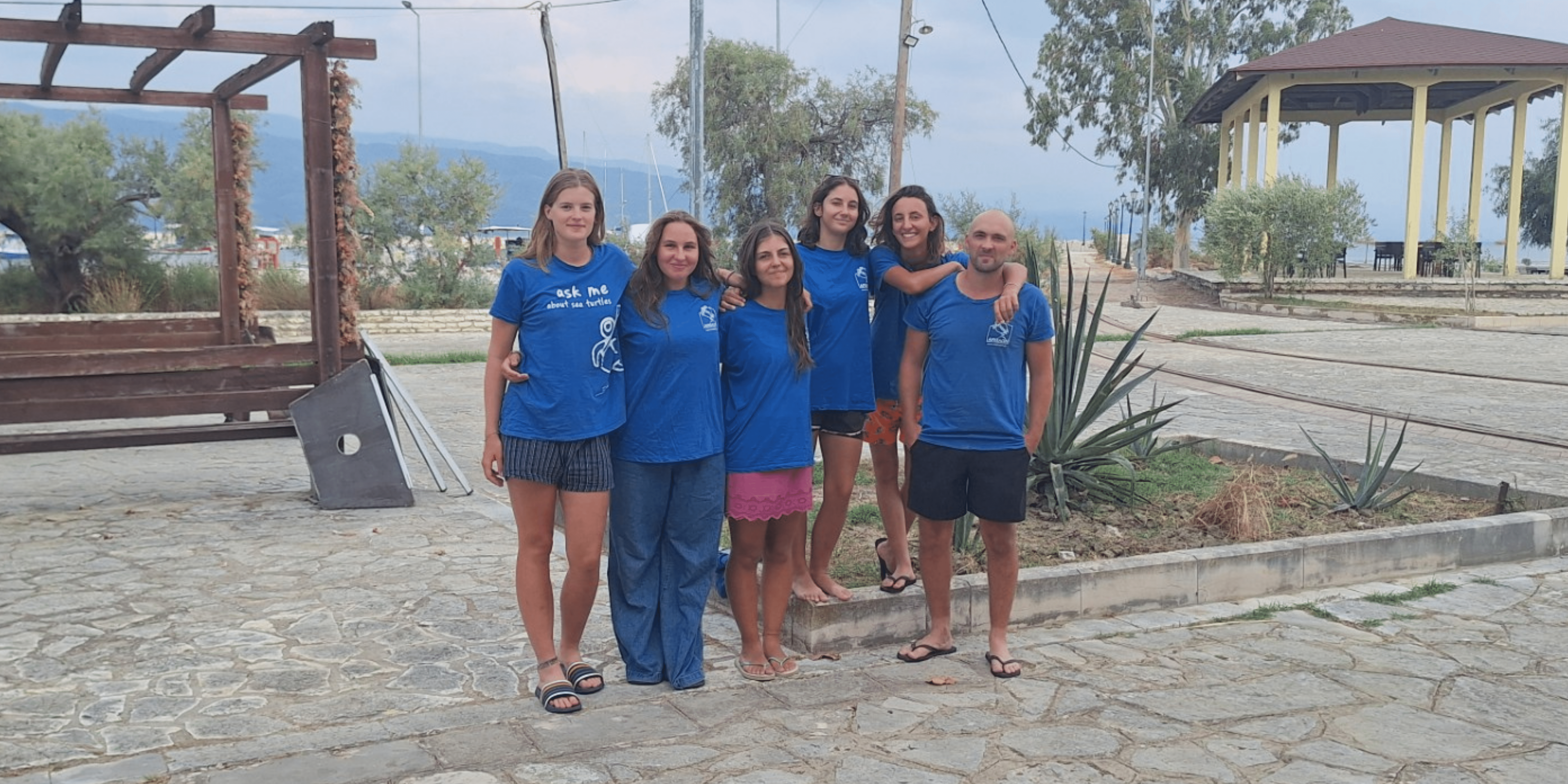 The volunteers of ARCHELON at the project of Amvrakikos