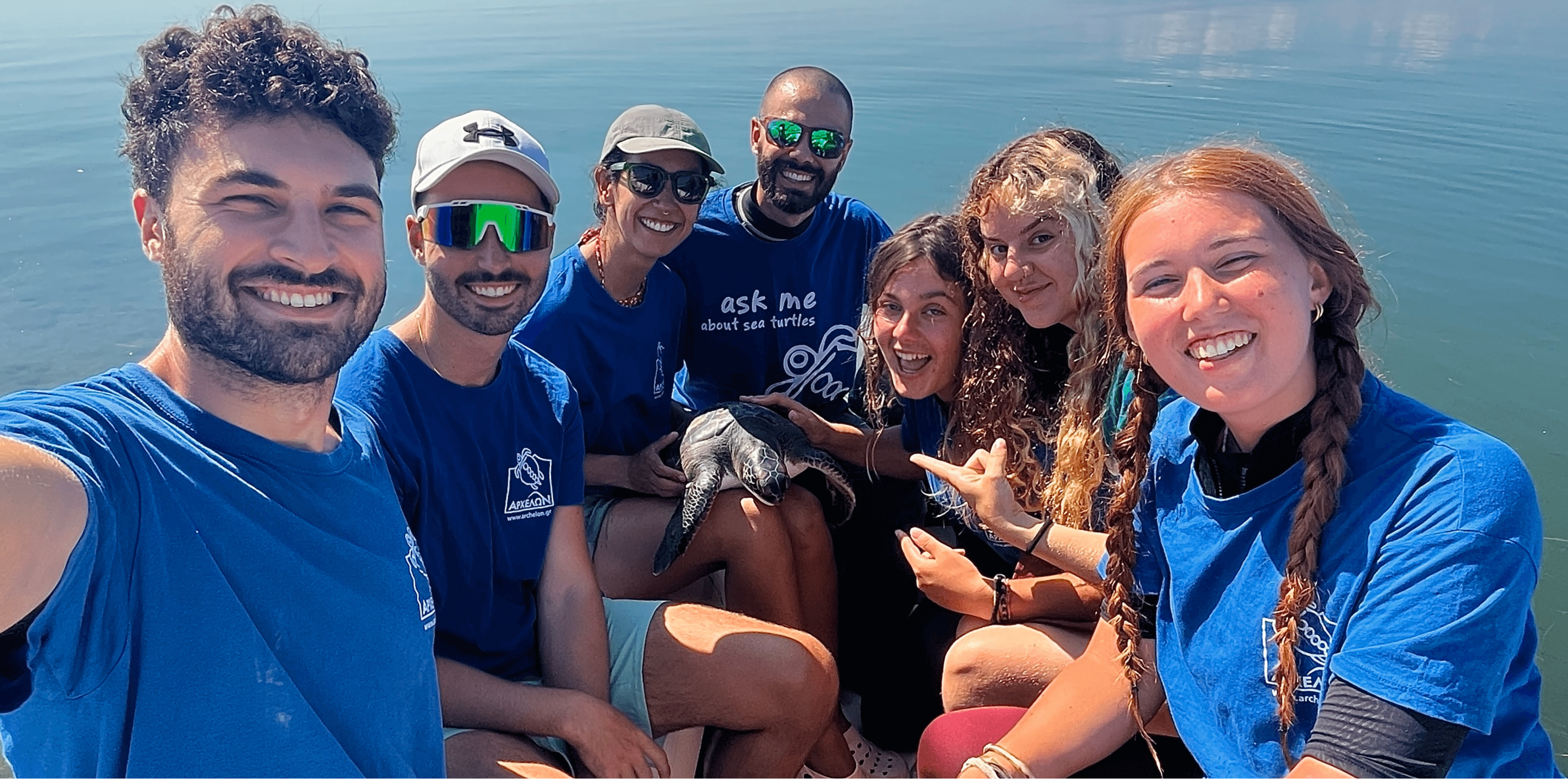 Volunteers from the Amvrakikos project